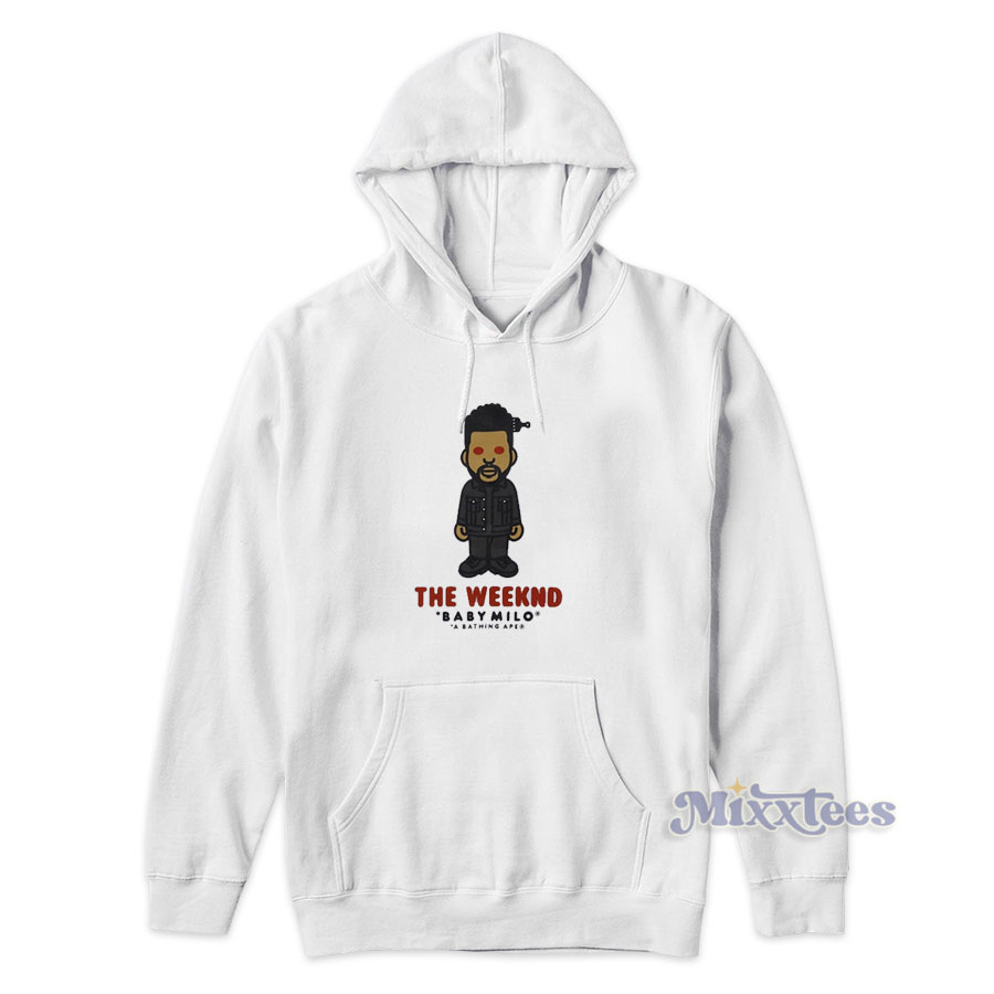 The weeknd outlet bape hoodie