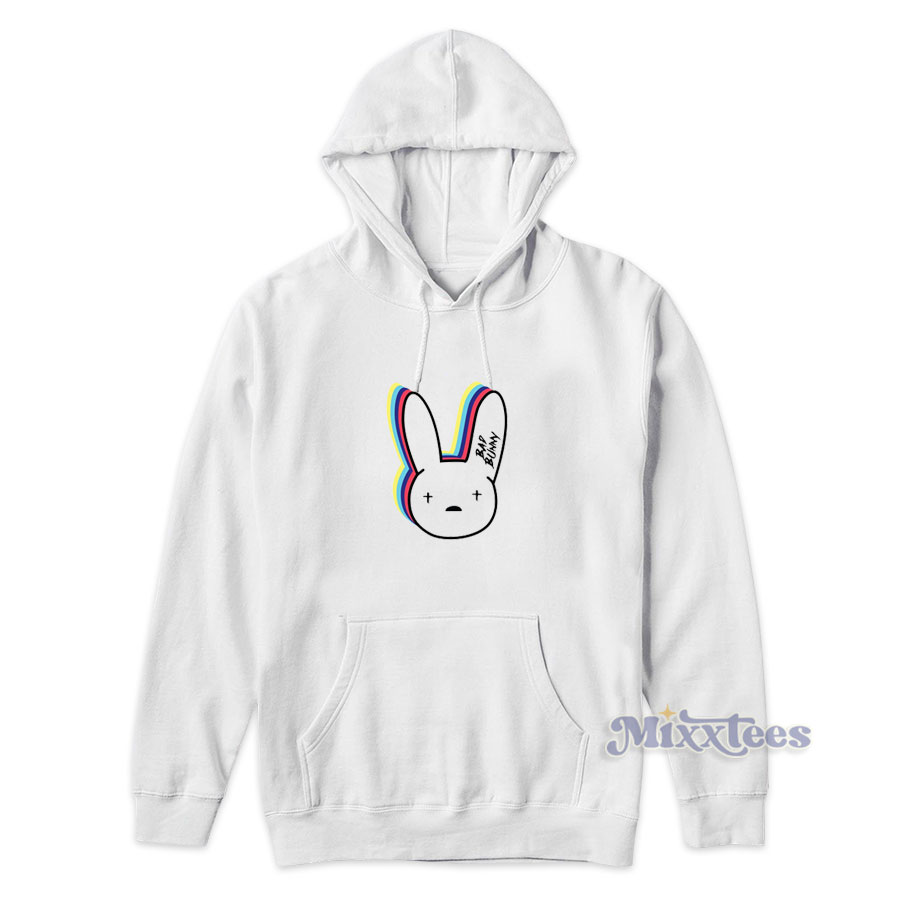 Bad bunny logo discount hoodie