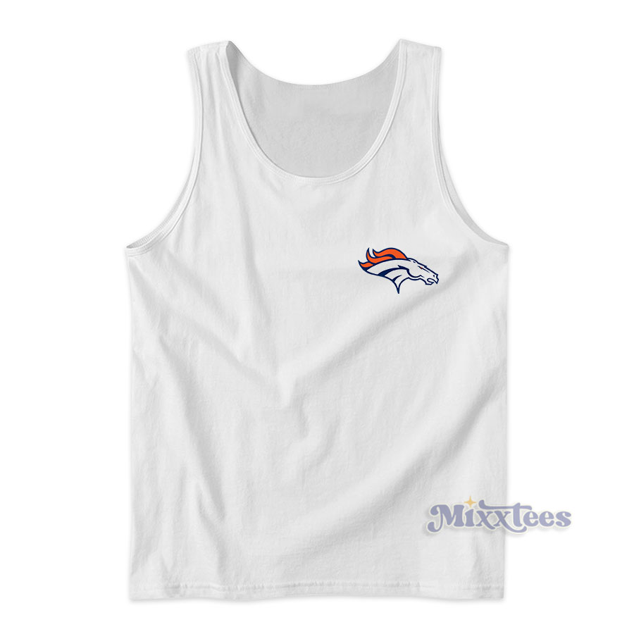 Denver Broncos logo Tank Top Cheap Custom 