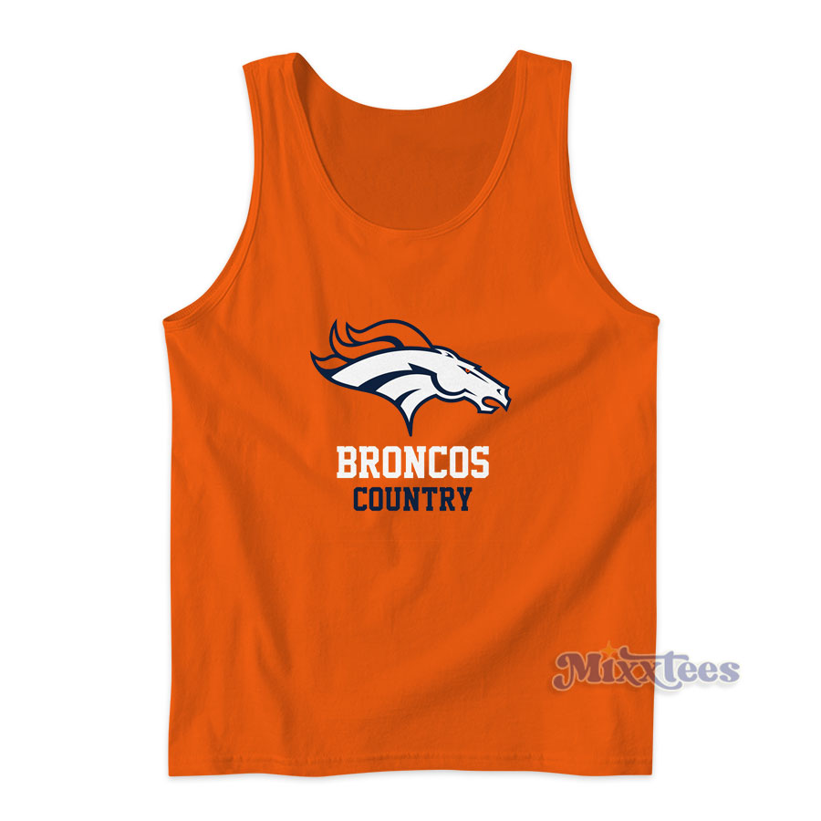 Denver Broncos Mens Tank Tops, Mens Tank Top Shirts, Broncos Sleeveless  Tees