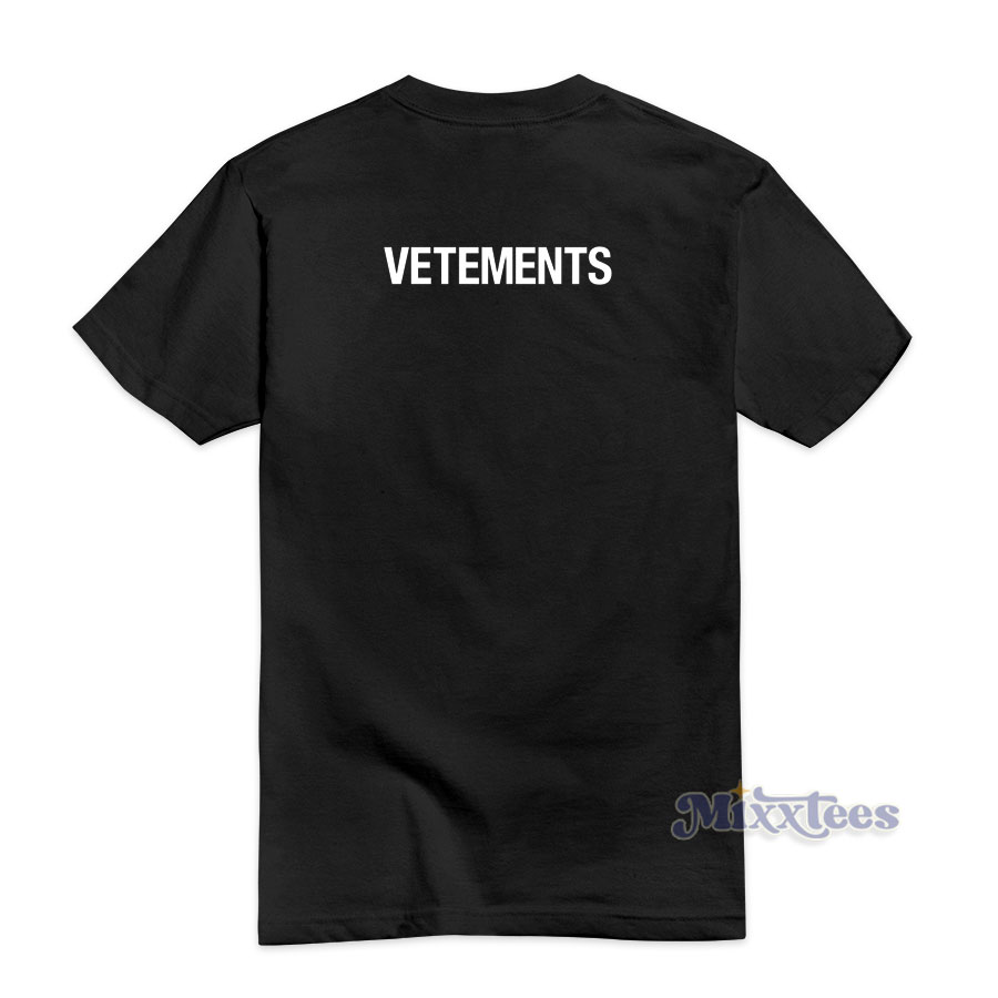 Vetements store staff tee