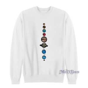 Planets Colour Sweatshirt for Unisex