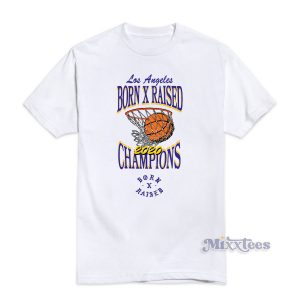 Los Angeles Lakers Born x Raised Black SS Tee S