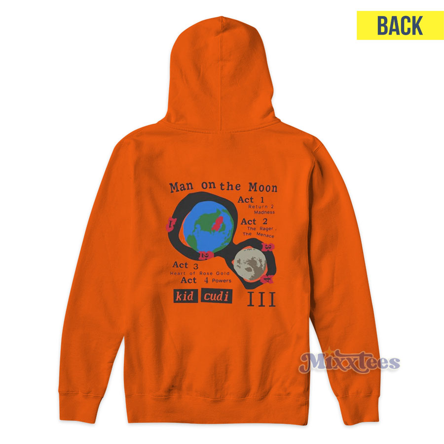 Man On The Moon III Kid Cudi Hoodie for Unisex Mixxtees