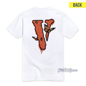 Vlone X Juice Wrld Butterfly Active T-Shirt for Sale by fybriggs16