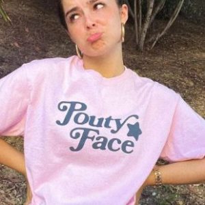 Addison rae best sale pouty face hoodie