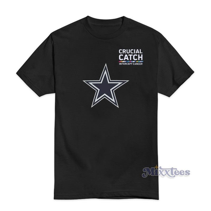 GRAB IT FAST Dallas Cowboys Crucial Catch T Shirt Mixxtees