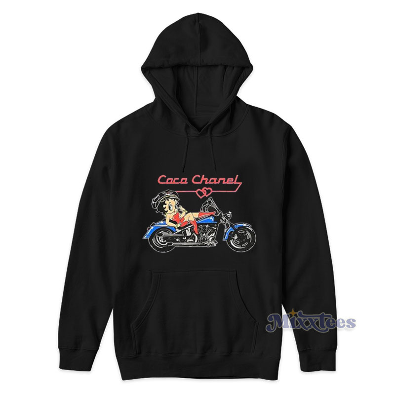 Mega Yacht Betty Boop Motorcycle Hoodie 