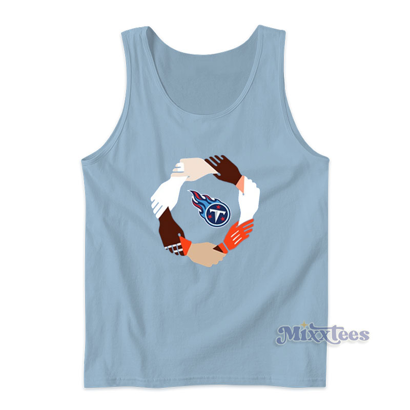 Tennessee Titans Hand By Hand Tank Top For Unisex 