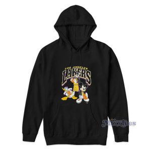 Los Angeles Lakers Junk Food Disney Mickey Mouse Baller T-Shirt Gold Yellow