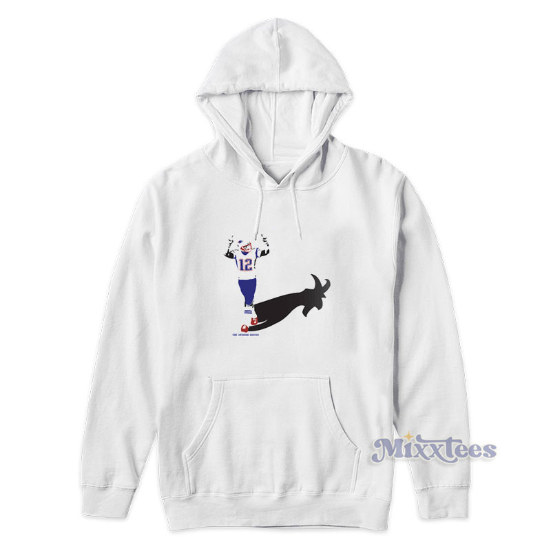 The GOAT Shadow Tom Brady Hooded Sweatshirt