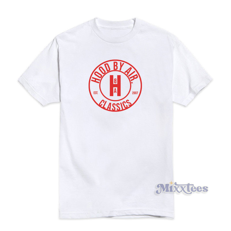 Hood by air classics cheap t shirt