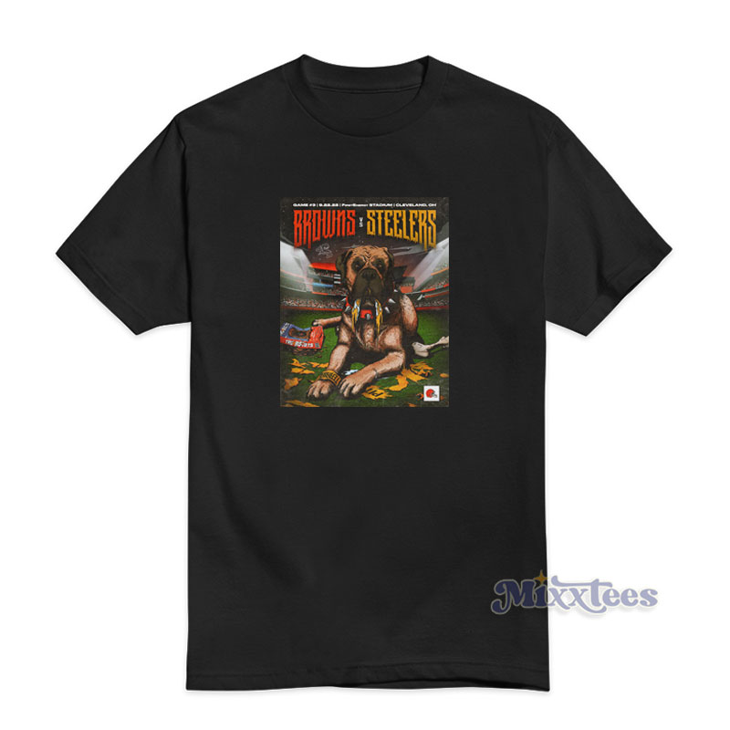 Browns Vs Steelers T-Shirt For Unisex 