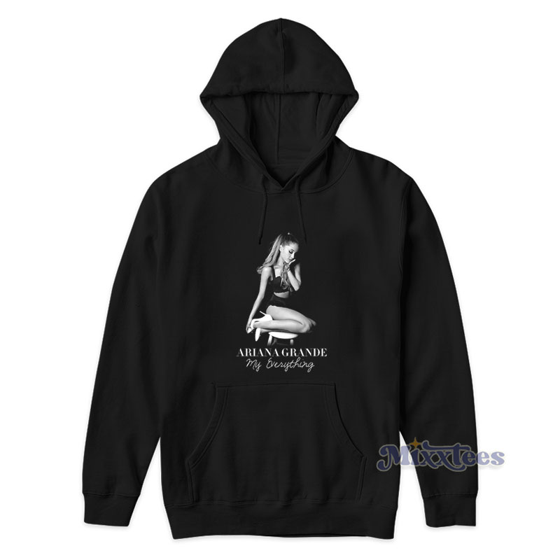 Black ariana 2024 grande hoodie