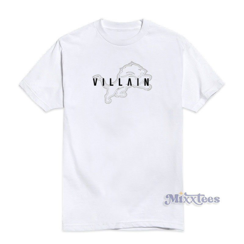 Detroit Lions Villain Shirt - High-Quality Printed Brand